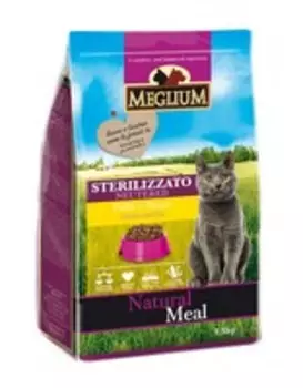 Meglium Sterilizzato Neutered Chicken Fish / Сухой корм Меглиум для Стерилизованных кошек Курица Рыба