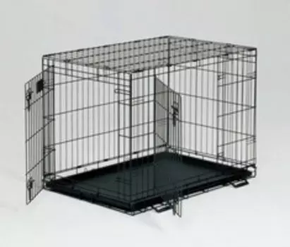 MidWest Life Stages Double Door Dog Crate / Клетка Мидвест 2 двери Черная