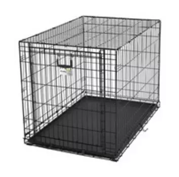 MidWest Ovation Single Door Crate / Клетка Мидвест с торцевой вертикально-откидной дверью Черная