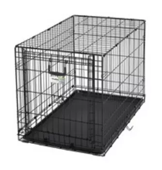 MidWest Ovation Single Door Crate / Клетка Мидвест с торцевой вертикально-откидной дверью Черная