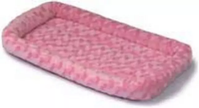 MidWest Quiet Time Pet Bed Fashion / Лежанка Мидвест Плюшевая Розовая