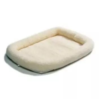 MidWest Quiet Time Pet Bed / Лежанка Мидвест Флисовая Белая