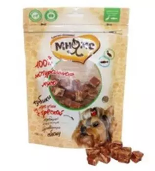 Мнямс Лакомство для собак Кубики из мяса Утки c треской