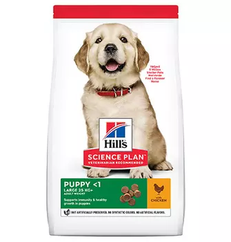 Hills Science Plan Puppy Large / Сухой корм Хиллс для Щенков Крупных пород Курица