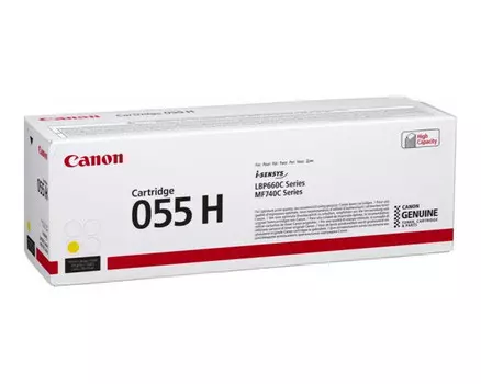 Картридж желтый Canon 055, 3017C002