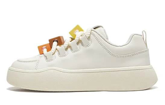Кеды, скейтборд обувь женская низкая белый Feiyue