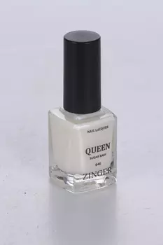 Лак ZINGER QUEEN д/ногтей белый 12 мл (646)