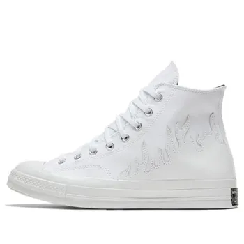 Кроссовки chuck 70 'white flames' Converse, белый