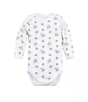 Боди детское машук с длинным рукавом р.56 микс 582д-2141
