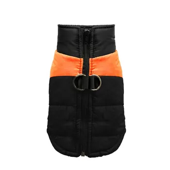 Одежда для больших собак, для средних щенков, 5XL, зимнее теплое пальто, жилет, комбинезон, одежда для домашних животных, костюм, куртка для французского бульдога S красный