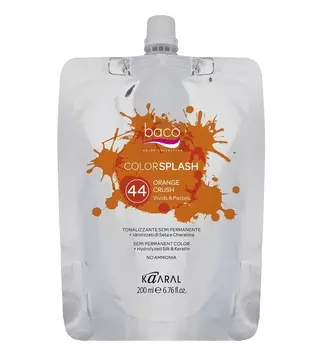 KAARAL 44 краситель полуперманентный, оранжевый / BACO COLOR ORANGE CRUSH 200 мл