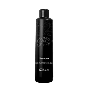 KAARAL Шампунь тонирующий черный угольный / BLONDE ELEVATION CHARCOAL SHAMPOO 300 мл