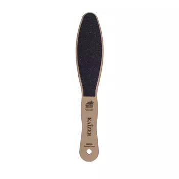 KAIZER Терка педикюрная, натуральный бук, профессиональная, Р60/120, 27 см