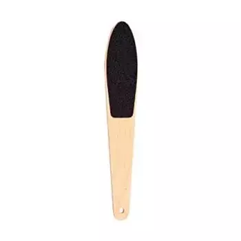 KAIZER Терка педикюрная, натуральный бук, широкая, Р60/120, 23,5 см