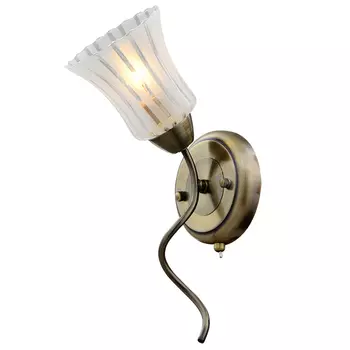 Настенное бра ID lamp Bridgeport 245/1A-Oldbronze