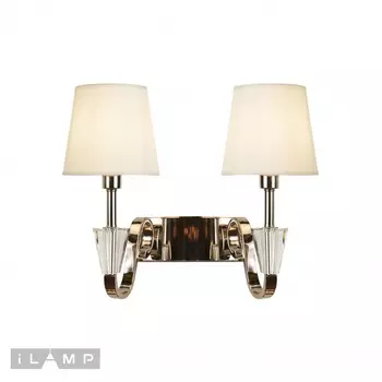 Настенное бра iLamp Alesti W2424-2 Nickel