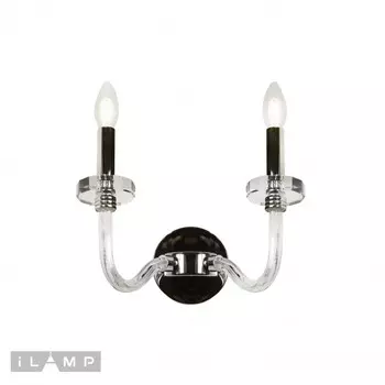 Настенное бра iLamp Vibe W9474-2 Nickel