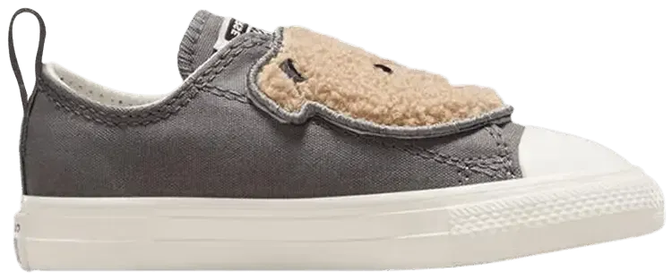 Кроссовки Converse Chuck Taylor All Star One Strap EasyOn Low TD 'Sherpa Bear - Sharkskin', серый