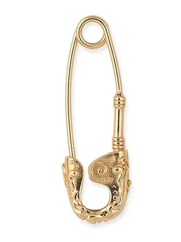 Серебряная серьга Arabesque Pin Emanuele Bicocchi, золотой