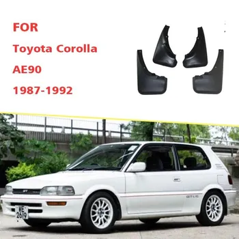 Для Toyota Carola AE90 1987-1992, брызговики, брызговики, брызговики, автомобильные аксессуары, автомобильный стиль, передняя и задняя часть, 4 шт. чёрный