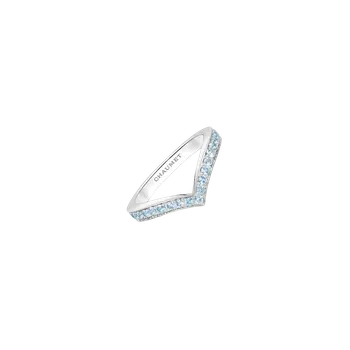 Кольцо josephine aigrette из белого золота с аквамарином Chaumet