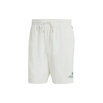 Adidas Originals однотонные прямые повседневные шорты с вышивкой логотипа и шнурком, мужские брюки белого цвета IS0223 S