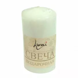 Свеча бочонок Lumi 5x10 белая