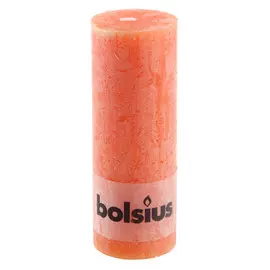 Свеча Bolsius 19 см оранжевая