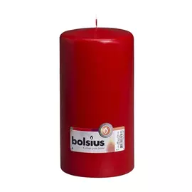 Свеча Bolsius 20x10 красная