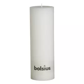 Свеча Bolsius block Rustic 30x10 белая