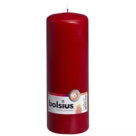 Свеча Bolsius бордо 20х7 см