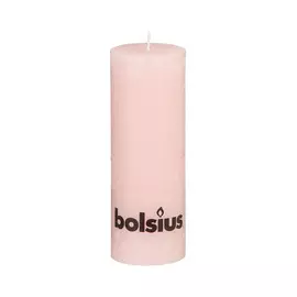 Свеча Bolsius rustic 190/68 розовая