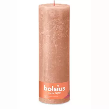Свеча Bolsius Rustic 30х10 см Shine сливочная карамель