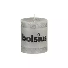 Свеча Bolsius rustic 80/68 светло-серая