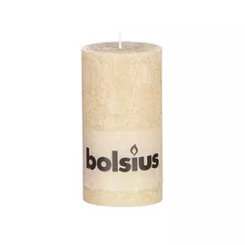 Свеча Bolsius Rustic бежевая