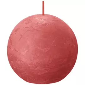 Свеча Bolsius Rustic Shine шар 7,6 см цветочно-розовый цвет