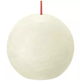 Свеча Bolsius Rustic Shine шар 7,6 см мягкая жемчужина