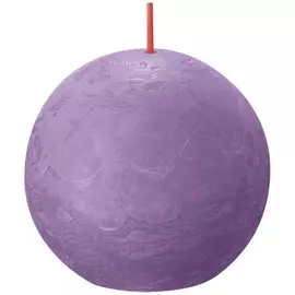 Свеча Bolsius Rustic Shine шар 7,6 см яркий фиолетовый цвет