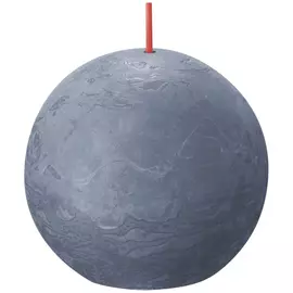 Свеча Bolsius Rustic Shine шар 7,6 см сумеречный синий