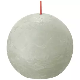 Свеча Bolsius Rustic Shine шар 7,6 см туманно-зеленая