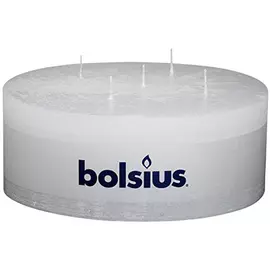 Свеча Bolsius Rustic white 7х18.5 см