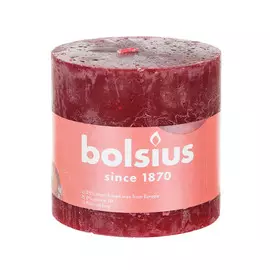 Свеча Bolsius shine 100/100 красный бархат