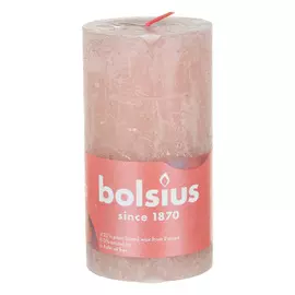 Свеча Bolsius shine 130/68 розовая
