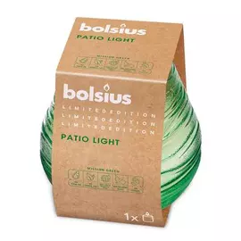 Свеча Bolsius в стекле divine earth 9,4х9,1 см вода