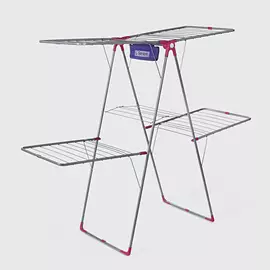 Сушилка для белья Sarayli Double 177x67x142 см, серая