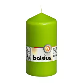 Свеча-столбик Bolsius 13x7 см лаймовая