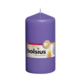 Свеча-столбик Bolsius 13x7 см ультрафиолетовая