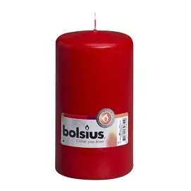 Свеча-столбик Bolsius 15x8 красная