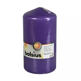 Свеча-столбик Bolsius 15x8 ультрафиолетовая