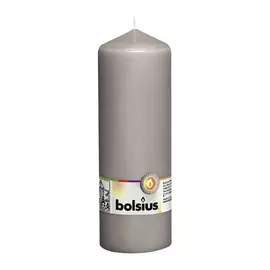 Свеча-столбик Bolsius 20x7 серая